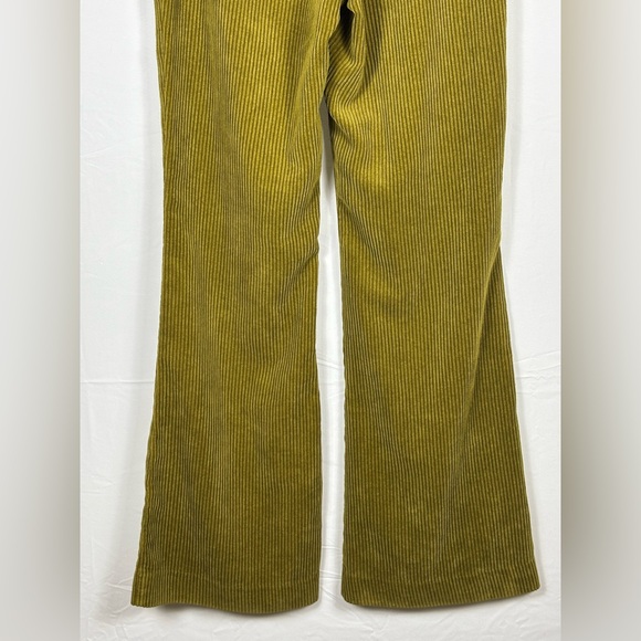 Zara Mustard Corduroy High Waisted Flared Pants- S - Picture 7 of 8